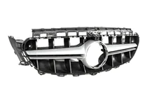 Mercedes E-Klasse Coupé C238 2016–2024 Voorgrille in E63 AMG-design Silver (voor Avantgarde/AMG-Line/E43/E53 2016-2020) foto 3
