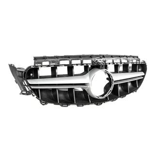 Voorgrille in E63 AMG-design Silver (voor Avantgarde/AMG-Line/E43/E53 2016-2020) foto 3