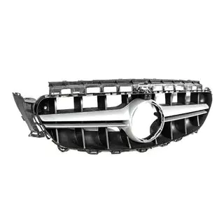 Voorgrille in E63 AMG-design Silver (voor Avantgarde/AMG-Line/E43/E53 2016-2020) foto 3