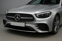 Mercedes E-Klasse Coupé C238 2016–2024 Voorgrille Diamond Silver (voor AMG-Line 2020-2023) foto 3