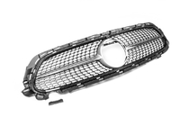 Mercedes E-Klasse Coupé C238 2016–2024 Voorgrille Diamond Silver (voor AMG-Line 2020-2023) foto 4