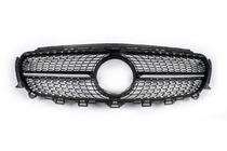 Mercedes E-Klasse Coupé C238 2016–2024 Diamond Black voorgrille (voor Avantgarde/AMG-Line/E43 AMG/E53 AMG 2016-2020) Met camerabevestiging foto 2