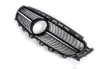 Mercedes E-Klasse Coupé C238 2016–2024 Diamond Black voorgrille (voor Avantgarde/AMG-Line/E43 AMG/E53 AMG 2016-2020) Met camerabevestiging foto 3