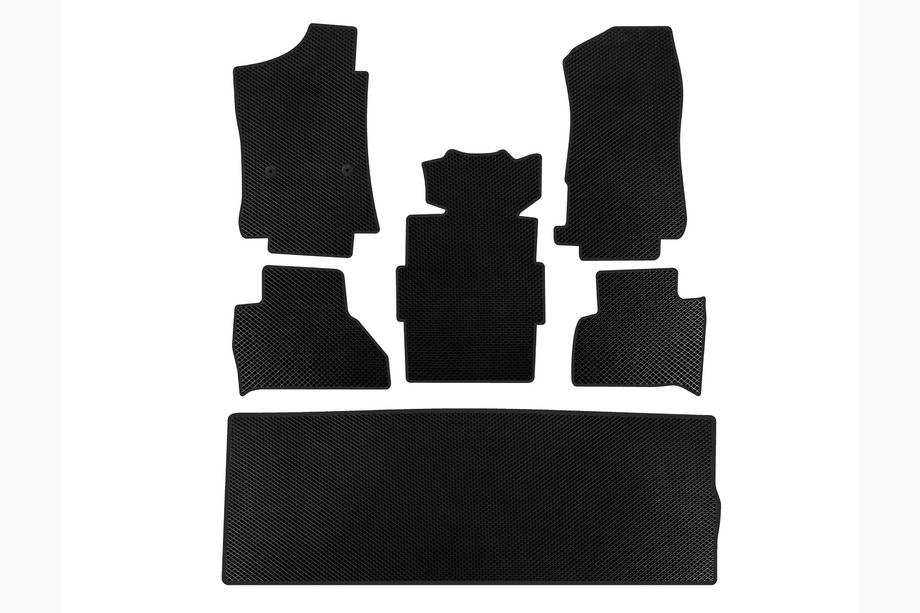 Cadillac Escalade 2014–2020 EVA-automatten (3 rijen, zwart) Image