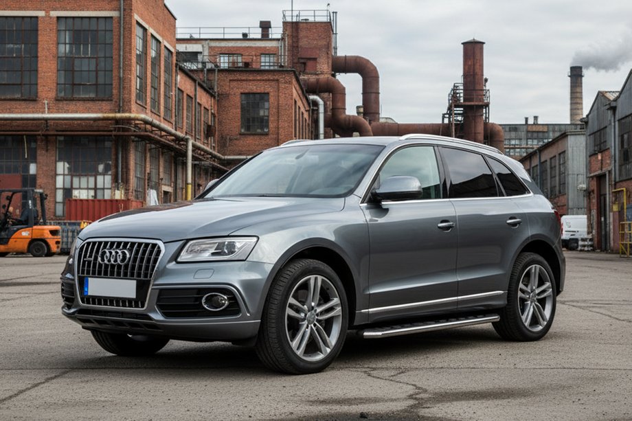 Audi Q5 2008–2017 Maydos V1 zijtreden (set 2 stuks, aluminium + RVS) Image