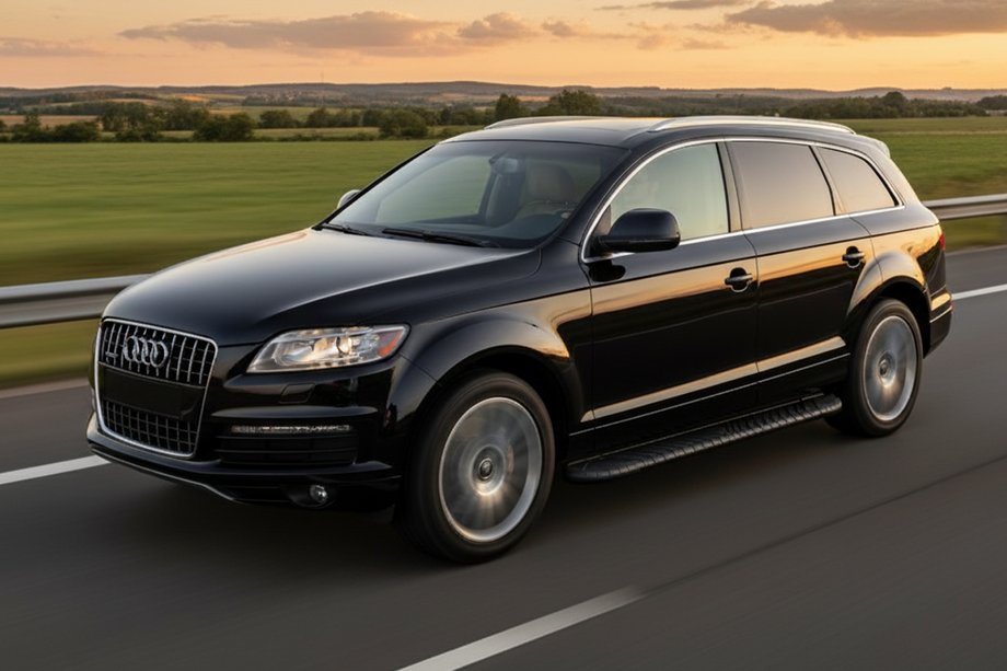 Audi Q7 2005–2015 Bosphorus Black side steps (2 st., aluminium) Image
