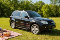 Chery Tiggo 1 2005–2016 Allmond Black zijtreden (2 st., aluminium) foto 1