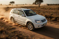 Chery Tiggo 1 2005–2016 Sunrise side steps (2 stuks, aluminium) foto 1