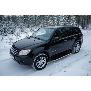 Tayga side steps (set van 2, aluminium) foto 1