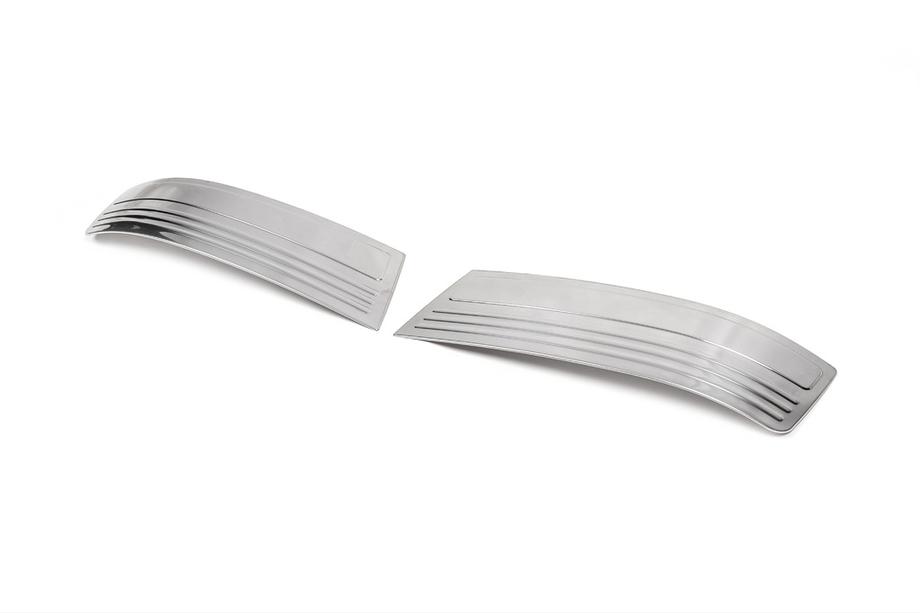 Volkswagen T5 2010–2015 RVS hoekbeschermers voor de voorbumper (set 2 stuks) Foto 3