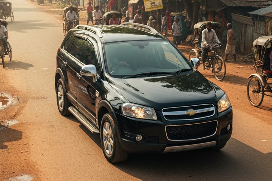 Chevrolet Captiva 2006–2019 Maydos V1 zijtreden (set 2 stuks, aluminium + RVS) Image
