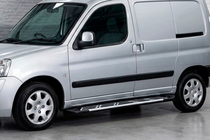 Peugeot Partner 1996–2008 Sunrise side steps (2 stuks, aluminium) foto 1