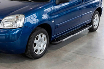 Peugeot Partner 1996–2008 Side steps RedLine V1 (2 stuks, aluminium) foto 1