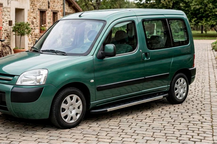 Peugeot Partner 1996–2008 Duru zijtreden (set van 2, aluminium) Image