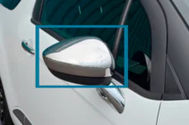 Citroen DS-3 2009–2016 Spiegelkappen (2 stuks, RVS) foto 2