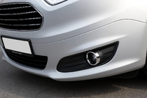 Ford Courier 2014–2023 Chroom sierlijsten voor mistlampen (2014-2018, 2 st, RVS) foto 2
