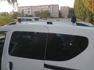 Renault Dokker 2013–2022 Dakdragers (dwarsbalken) voor standaard dakrails, afsluitbaar Wizard V1 (2 stuks) 115 cm, zwart foto 2