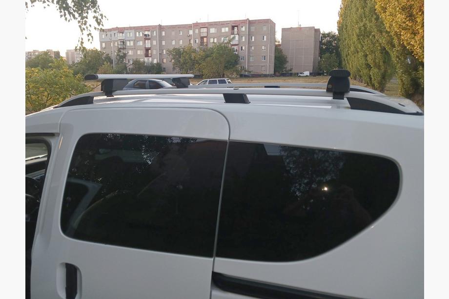 Renault Dokker 2013–2022 Dakdragers (dwarsbalken) voor standaard dakrails, afsluitbaar Wizard V1 (2 stuks) 150 cm, Zwart Foto 2