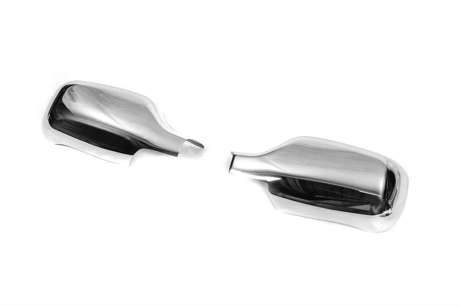 Renault Clio III 2005–2012 RVS spiegelkappen (set van 2) Foto 3