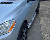 Mercedes GLE/ML-klasse W166 2011–2018 Zijdrempels origineel design (set van 2, aluminium) foto 2