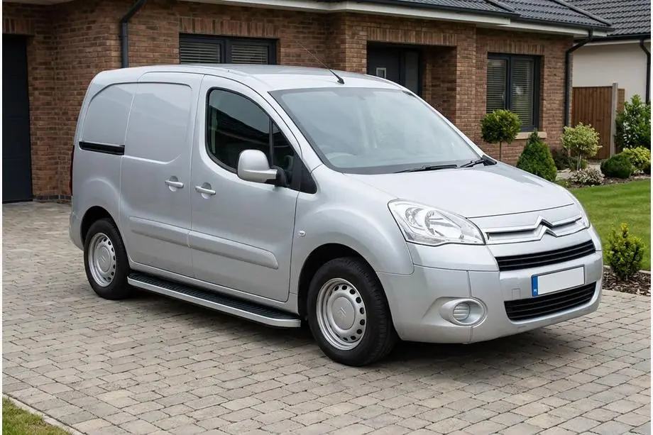 Citroen Berlingo 2008–2018 Side steps Tayga Grey (set van 2, aluminium) Image