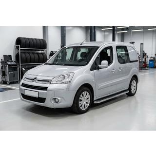 Maydos V1 zijtreden (set 2 stuks, aluminium + RVS) Citroen Berlingo 2008–2018 foto 1