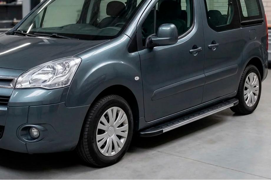Peugeot Partner Tepee 2008–2018 Duru zijtreden (set van 2, aluminium) Image
