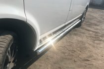 Volkswagen T5 Transporter 2003–2010 Sidebars (set van 2, RVS) 60 mm, korte wielbasis foto 4