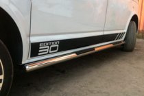 Volkswagen T5 Transporter 2003–2010 Sidebars (set van 2, RVS) 60 mm, korte wielbasis foto 10