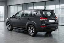 Citroen C-Crosser 2007–2013 Bosphorus Black side steps (2 st., aluminium) foto 1