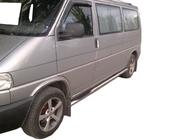 Volkswagen T4 Transporter 1990–2003 Sidebars (set van 2, RVS) 70 mm, korte wielbasis foto 1