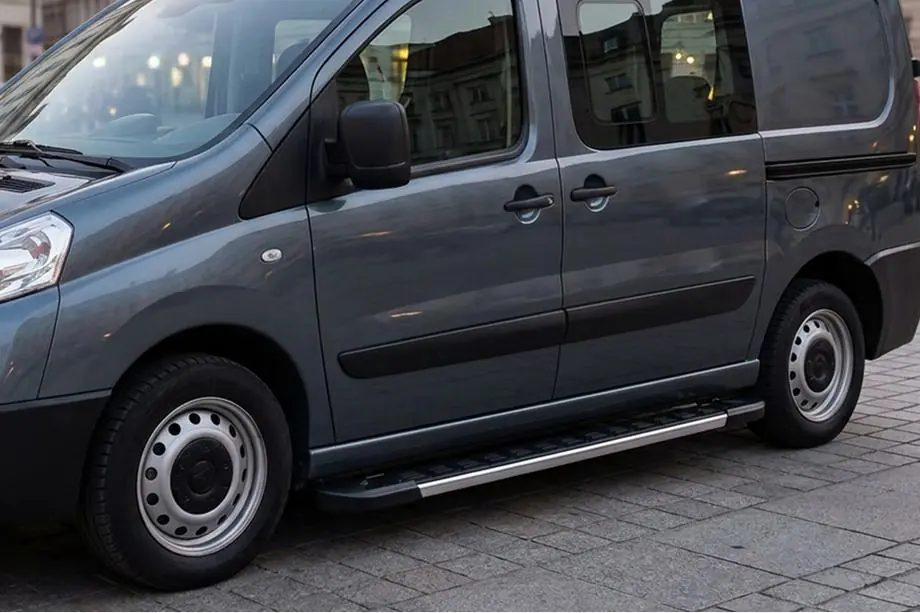 Peugeot Expert 2007–2016 Zijtreden RedLine V1 (2 stuks, aluminium) Image
