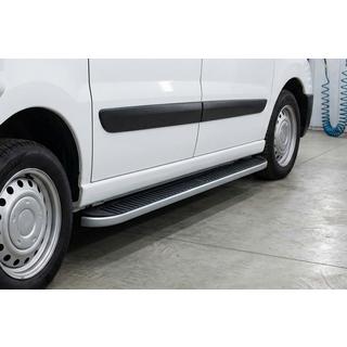 Side steps Tayga Grey (set van 2, aluminium) Peugeot Expert 2007–2016 foto 1