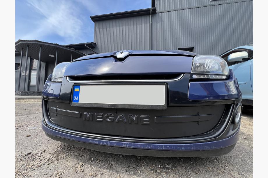 Renault Megane III 2009–2016 Winterafdekking voor grille (2009-2013, onder) Mat Image