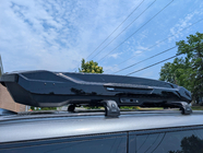 KIA EV9 Afsluitbare dwarsdragers voor geïntegreerde dakrails Ecem V2 (2 stuks) tot 120 cm, grijs foto 16