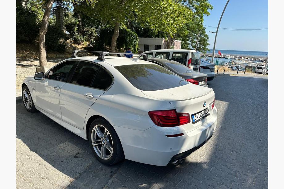 BMW 5 Serie F10/F11 2010–2016 Dakdragers (dwarsbalken) voor originele bevestigingspunten Ecem V3 (2 stuks) Grijs, 110 cm Foto 7