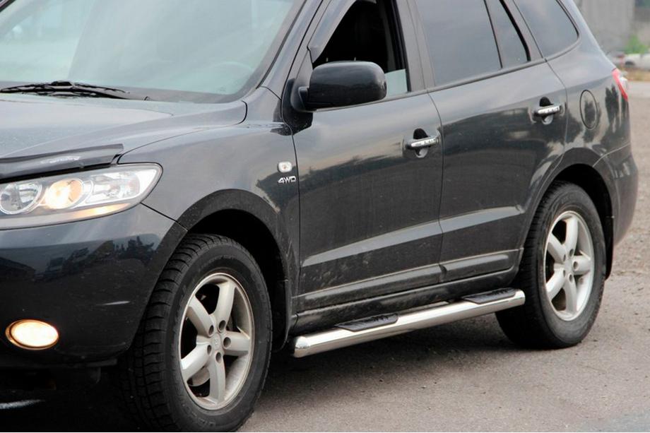 Hyundai Santa Fe 2 2006–2012 Sidebars B3 (set van 2, RVS) Foto 1