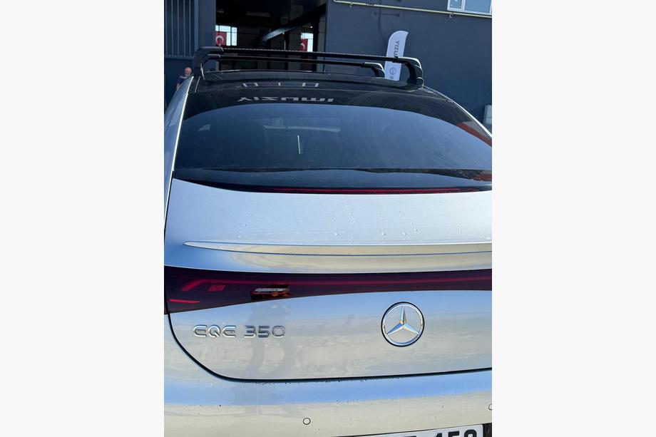 Mercedes EQE Dakdragers (dwarsbalken) voor originele bevestigingspunten Ecem V3 (2 stuks) Grijs, 110 cm Foto 4
