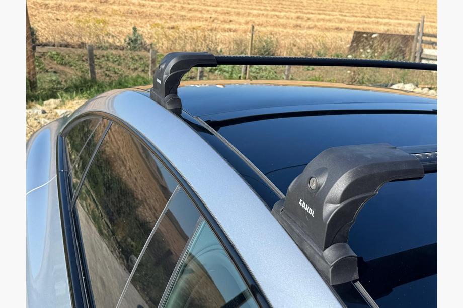 Mercedes EQE Dakdragers (dwarsbalken) voor originele bevestigingspunten Ecem V3 (2 stuks) Grijs, 110 cm Foto 6