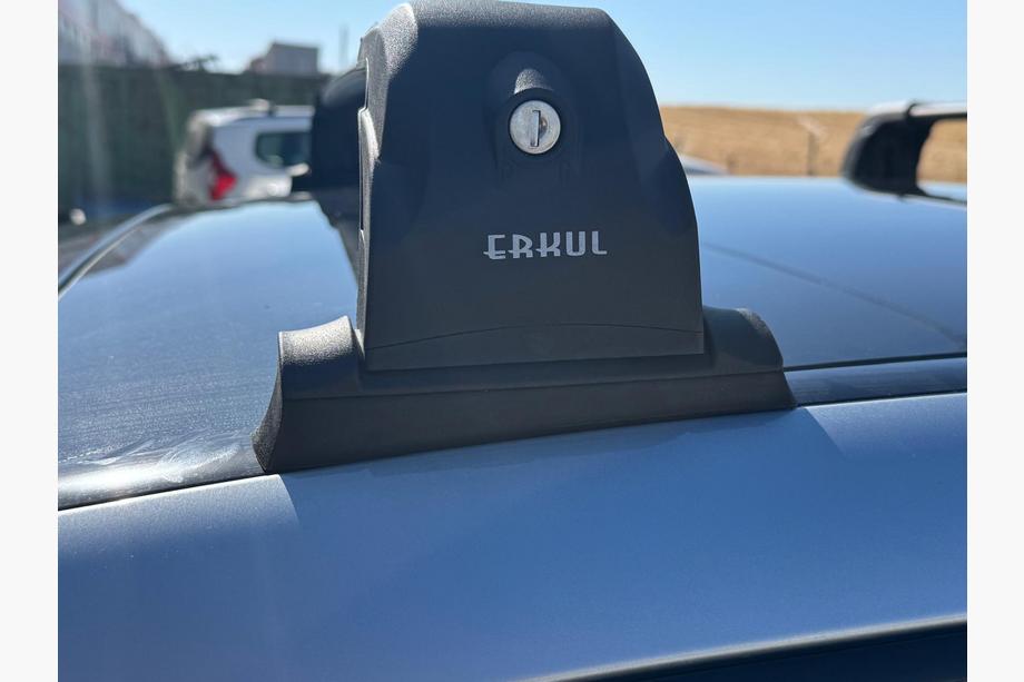 Mercedes EQE Dakdragers (dwarsbalken) voor originele bevestigingspunten Ecem V3 (2 stuks) Grijs, 110 cm Foto 9