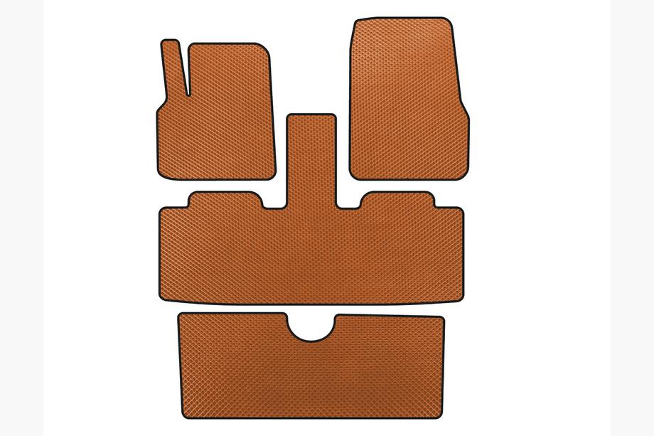 Renault Espace 2002–2014 EVA automatten (3 rijen, 7-zits, oranje) Image