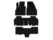 Renault Kangoo 2008–2020 Textielen automatten Classic (3 rijen, 5-deurs/7-zits, zwart) foto 1