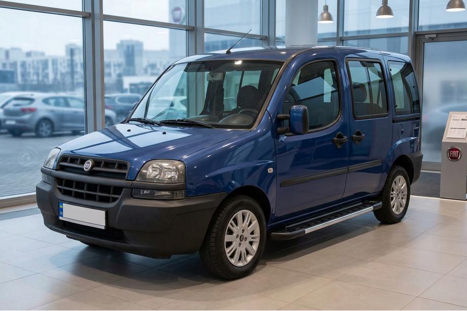 Fiat Doblo I 2001–2005 Zijtreden RedLine V1 (2 stuks, aluminium) Image