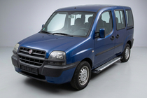 Fiat Doblo I 2001–2005 Line side steps (set van 2, aluminium) foto 1