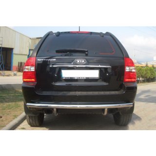 Achterbeschermbeugel AK002 (RVS) Kia Sportage 2004–2010 foto 1