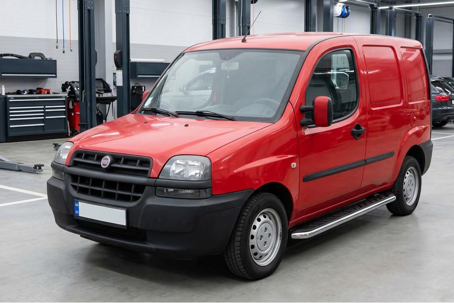 Fiat Doblo I 2001–2005 Maydos V1 zijtreden (set 2 stuks, aluminium + RVS) Image