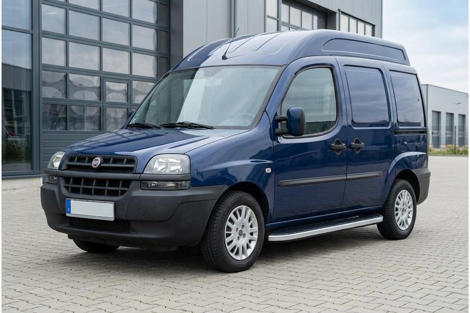 Fiat Doblo I 2001–2005 Side steps Tayga Grey (set van 2, aluminium) Image