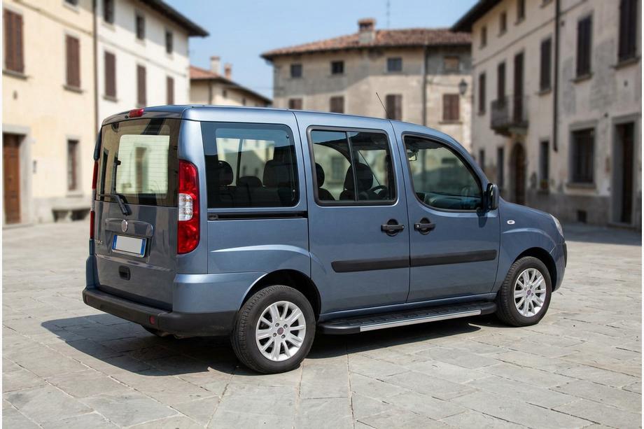 Fiat Doblo I 2005–2010 Duru zijtreden (set van 2, aluminium) Image