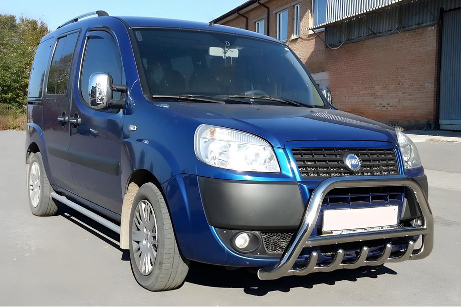 Fiat Doblo I 2001–2005 RVS bullbar WT003 60 mm, zonder opschrift Image