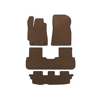 EVA automatten voor interieur (3 rijen, bruin)
